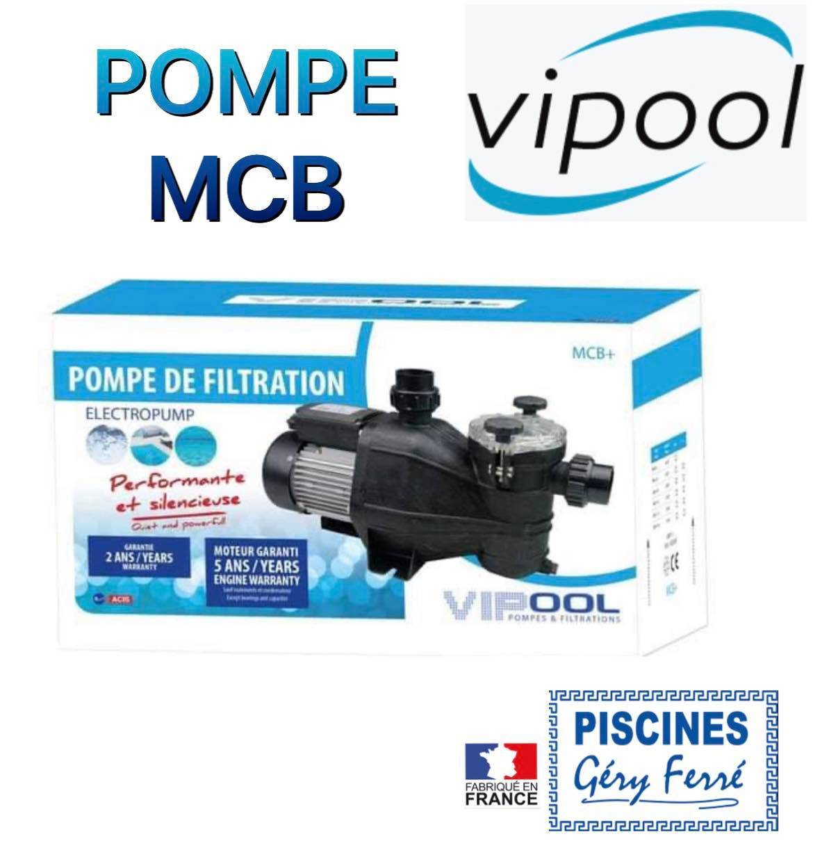 pompe piscine acis vipool MCB chez ferre piscines marseille 