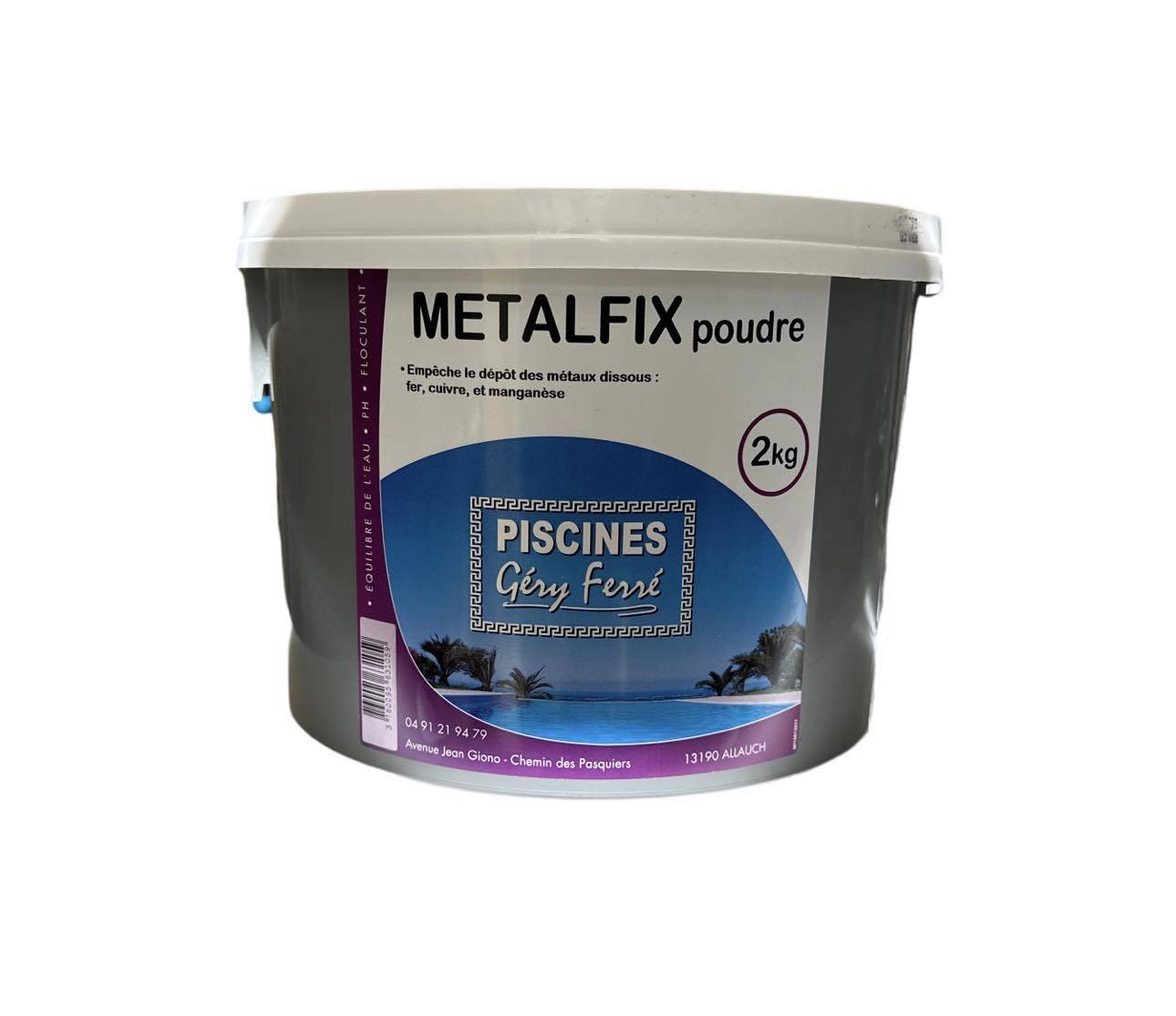 Séquestrant métaux - METALFIX POUDRE - 2 KG 
