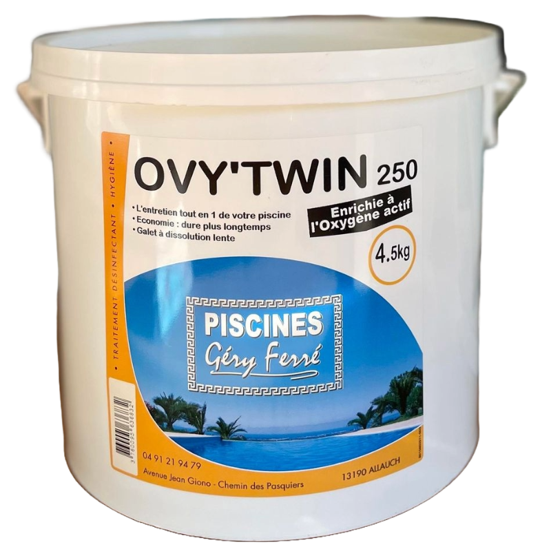 OVY'TWIN - CHLORE OXYGÈNE - galet de 250gr
