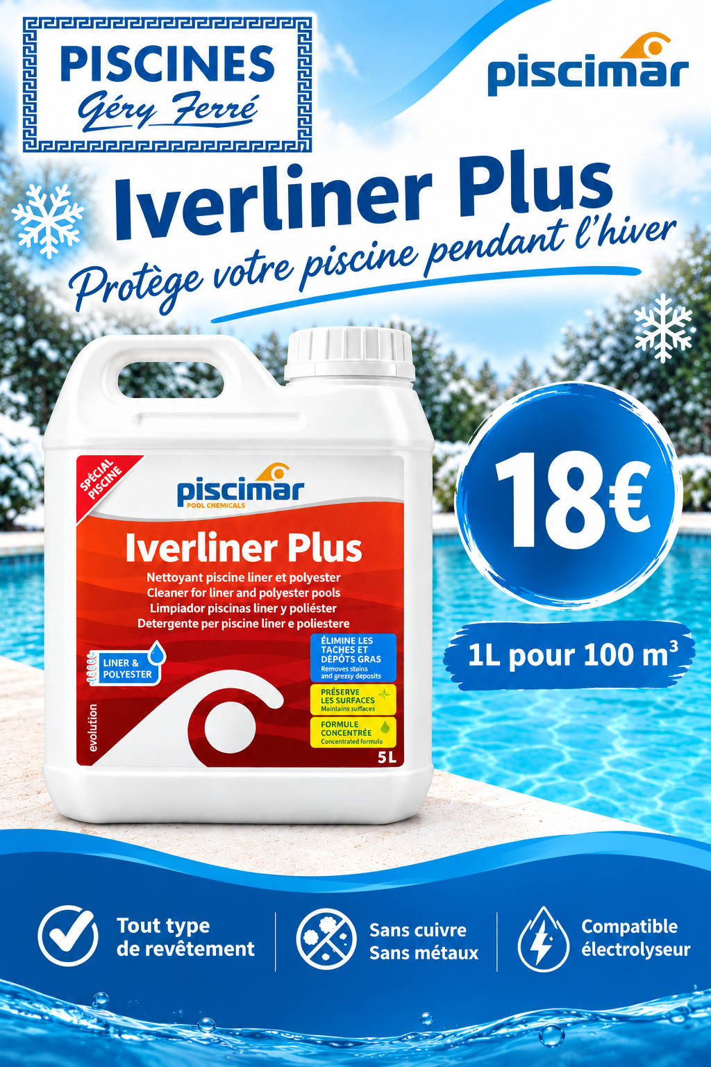 Nouveauté ! Hivernage Piscimar