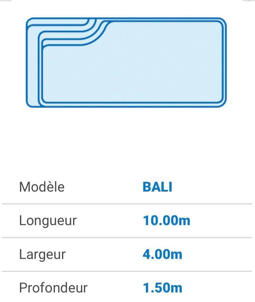 Grande coque pas cher , BALI - France Piscines Composites - FERRE PISCINES à MARSEILLE 13012
