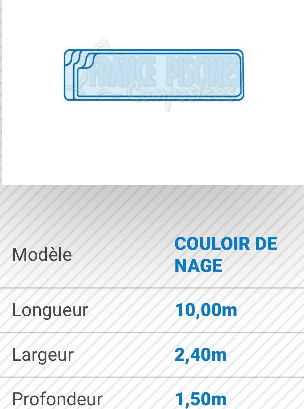 Piscine couloir de nage Allauch 13
