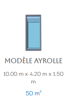 piscine coque 10x4.2 fond plat
