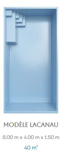 devis piscine coque 8x4
