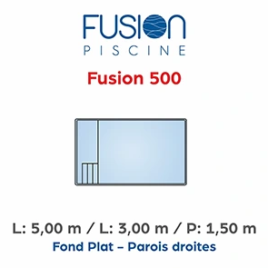 Piscine coque Fusion 