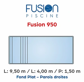 piscine coque grande taille Fusion