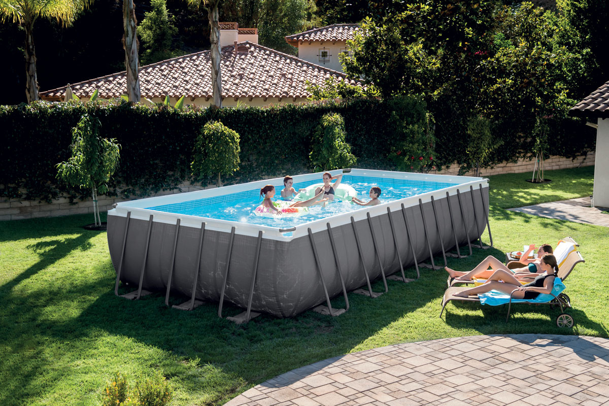 Piscine Tubulaires rectangulaires Ultra Silver INTEX- Ferré piscines 13