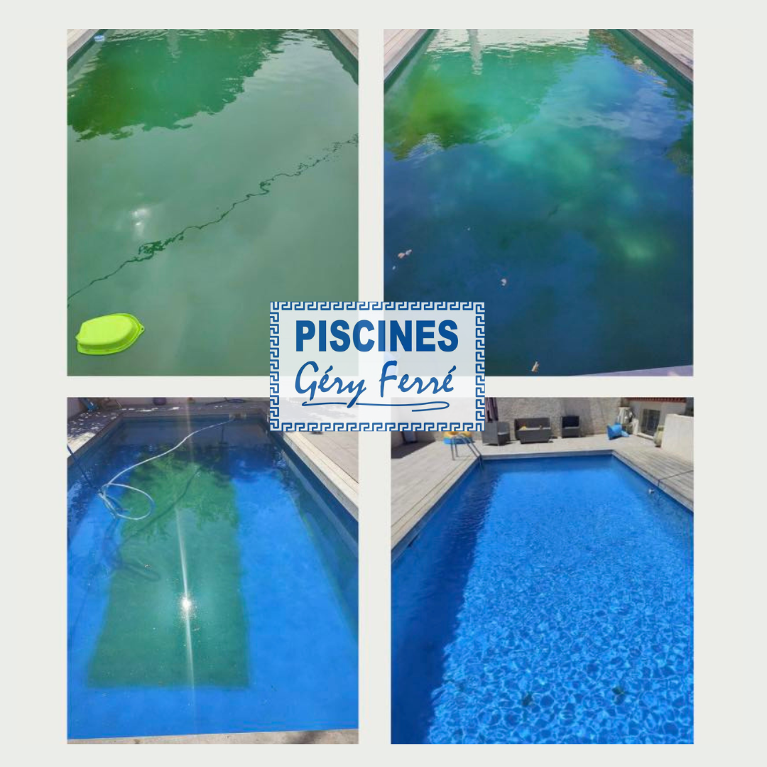 eau verte piscine - Ferré piscines 