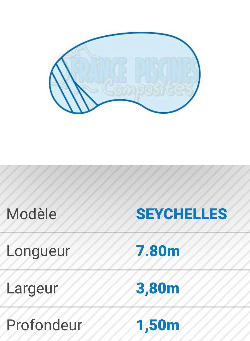 Piscines modèle SEYCHELLES France Piscines Composites 13