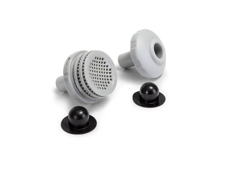 Lot de 2 petite crépine avec bouchon INTEX chez Ferré Piscine près de Marseille 