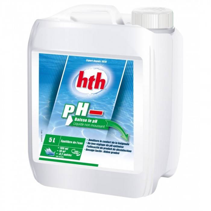 pH minus liquide - hth 5L 