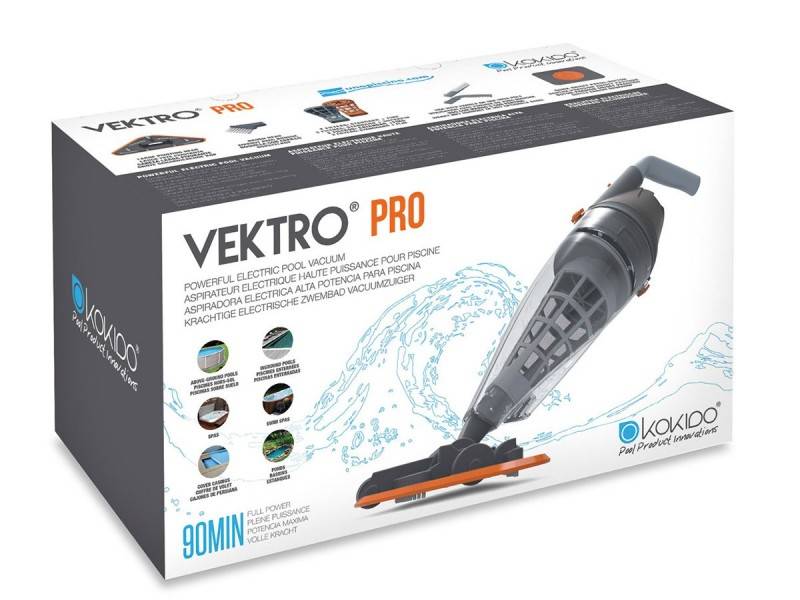 Aspirateur de piscine et spa à batterie Vektro Pro - Kokido chez Ferré Piscines près de Marseille 