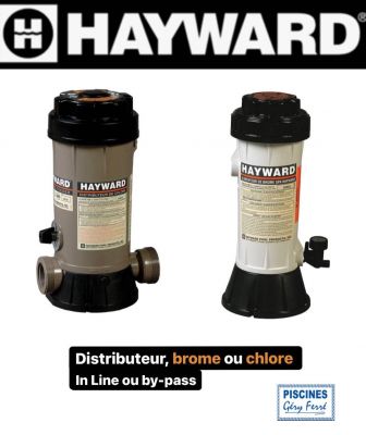 DISTRIBUTEUR CHLORE/BROME " HAYWARD"