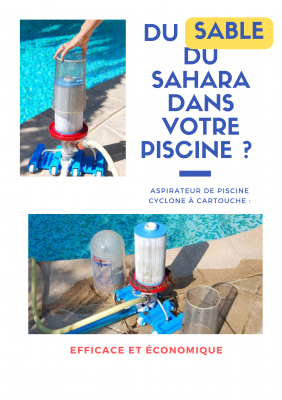 Poussière sahara piscine 