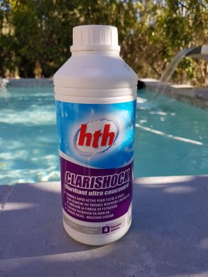 CLARISHOCK Clarifiant ultra concentré liquide HTH (1L)- Ferré Piscines Allauch 13