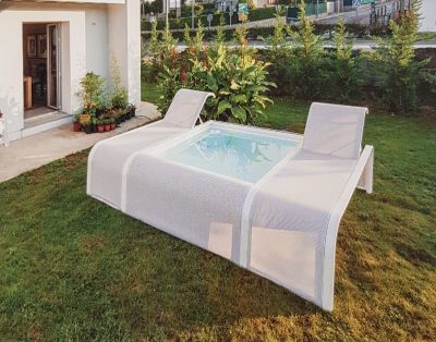Piscine hors sol LAGHETTO modèle PIU'BELLA en vente chez FERRE PISCINES