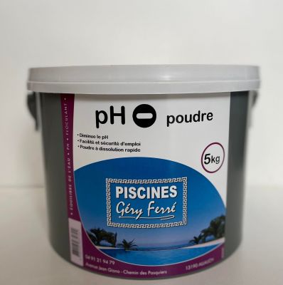 ph moins pour piscine pas chère chez ferre piscines marseille 