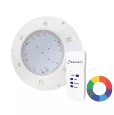  PROJECTEUR PLAT LED COULEUR 16W + TELECOMMANDE LEDINPOOL BY SEAMAID pas chère Marseille 