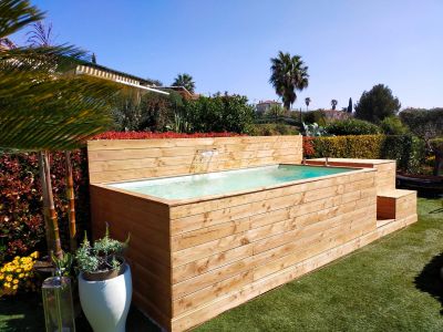 Piscine hors sol en bois - Ferré piscines 