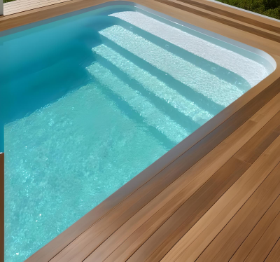 piscine coque polyester 7x3 Marseille
