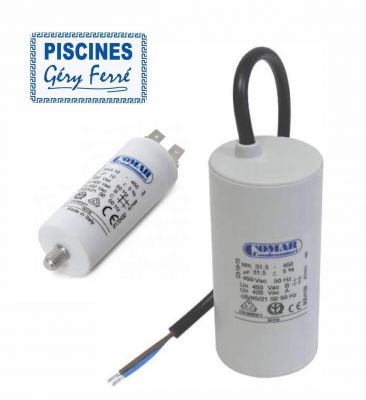 Condensateurs de pompe de piscine 