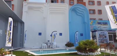 Coque polyester - Ferré piscines - Foire de Marseille 