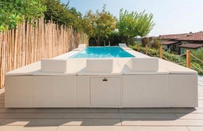 Constructeur piscine semi - enterré 