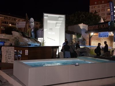 Piscine hors-sol Laghetto - Stand Ferré Piscines - Foire de Marseille 