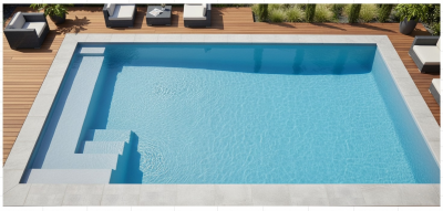 piscine coque taille moyenne