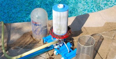 Comment retirer poussière de sable dans la piscine 
