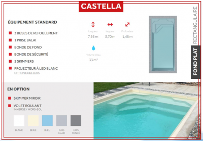 Piscine coque dans le 13014 à Marseille pas chère 