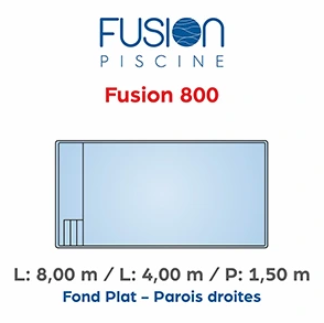 piscine coque familiale Fusion