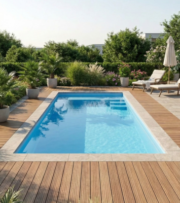 Mini piscine Coques 10m² - Fusion (4.3m x 2.3m x 1.4m)