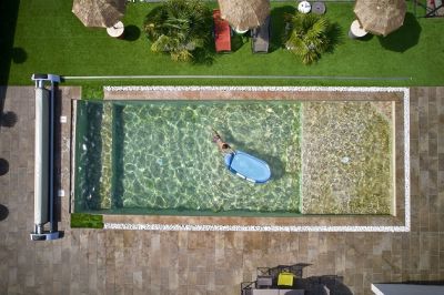 BÂCHE À BARRES 4 SAISONS motorisée - EDEN