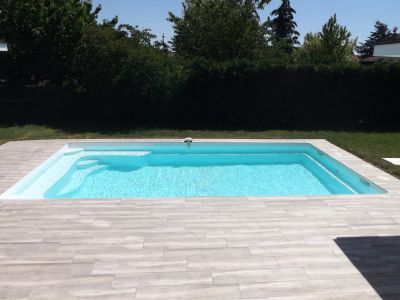 Piscine kit coque polyester XENA Harmony Pool (8 x 4)