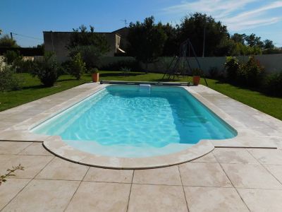 Kit piscine avec escalier roman, modèle : DÉCLIC R730  (7.30 x 3.40) 