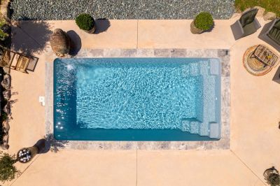 coque polyester, modèle : Bahamas - Ferré piscines 