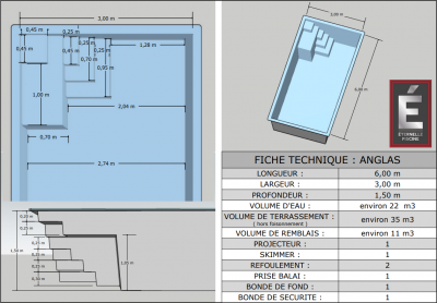 installateur piscine coque 6x3