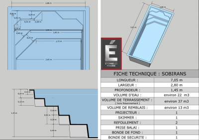 installateur piscine coque 7x2.8