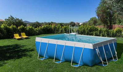 Piscine hors sol bleu laghetto- Revendeur ferré piscines à Allauch