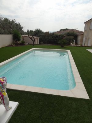 Kit piscine coque polyester, modèle : DÉCLIC 700 (7 x 3.70) 