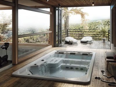 spa de nage entérré chez ferre piscines Marseille astral 