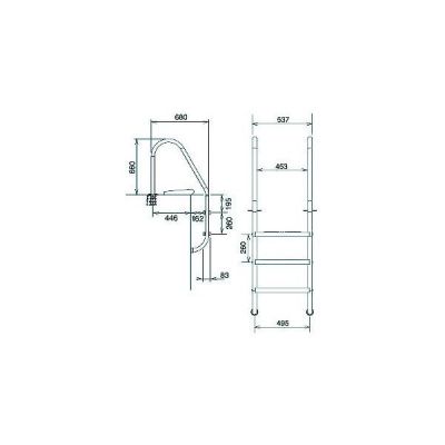 Echelle pour piscines Aubagne 