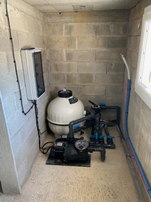 Remplacement de filtre de piscine 