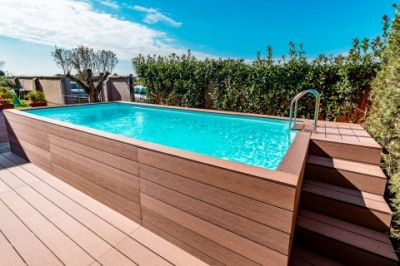 Piscine en bois - Marseille 