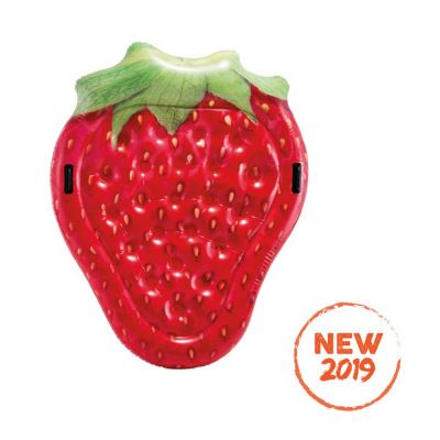 Fraise gonflable réaliste INTEX- FERRE PISCINES