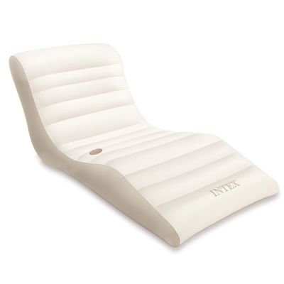 Lounge piscine blanc INTEX- Ferré piscines 13