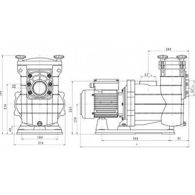 entraxes pompe renovo 