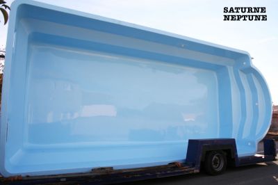 Kit coque polyester, modèle : SATURNE Harmony Pool (8.20 x 3.70)