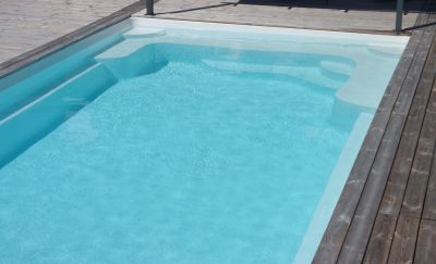 Piscine kit coque polyester XENA Harmony Pool (8 x 4)